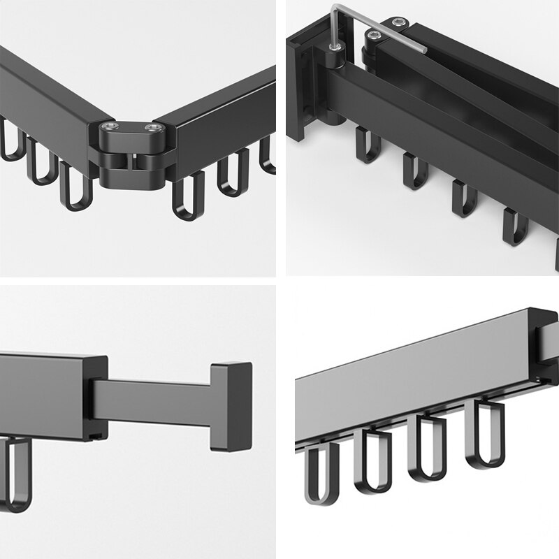 Vouwen Kleding Rek Muurbevestiging Verdikte Aluminium Kleding Organizer Thuis Intrekbare Indoor Balkon Doek Drogen Hanger