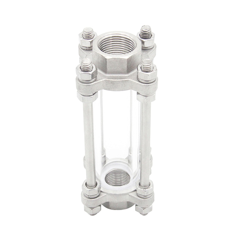 1/2'' DN15 BSP Female Sight Glass Diopter for Homebrew Brewing 304 Stainless Steel