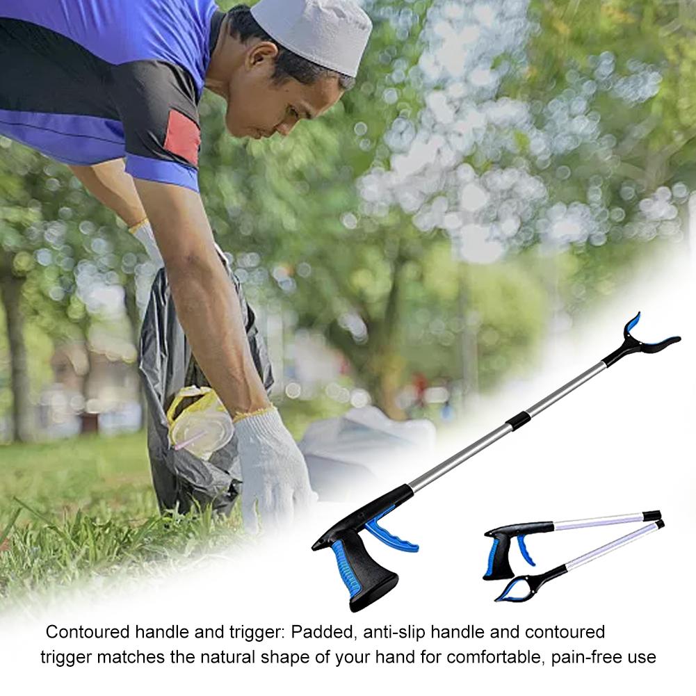 Foldable Litter Reachers Pickers Pick Up Tools Gripper Extender Grabber Picker Collapsible Garbage Pick Up Tool Grabbers