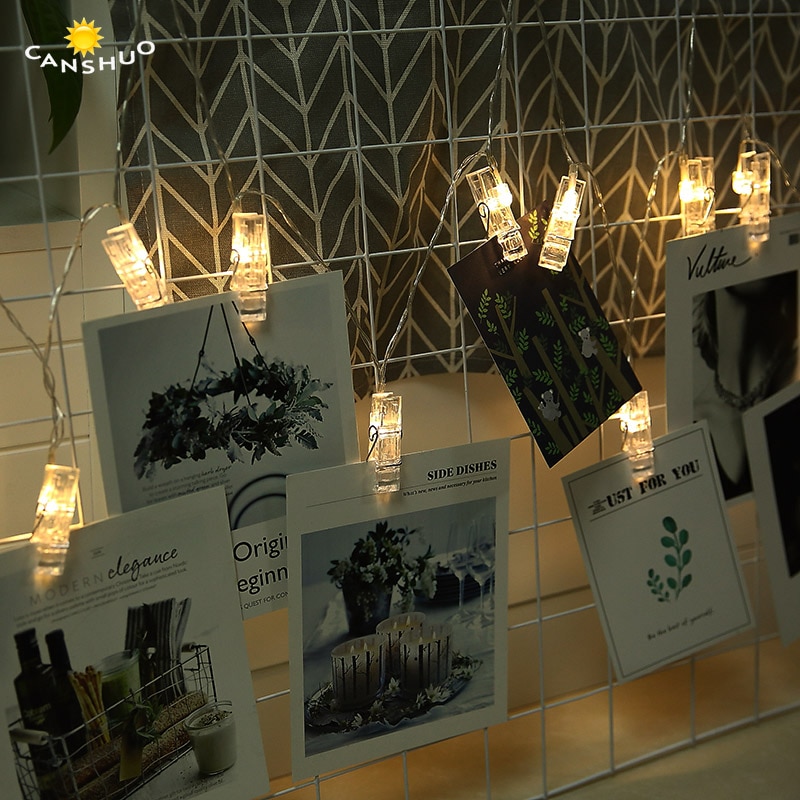 Guirlande Lumineuse À Pince Photo, Guirlandes Lumineuses Avec