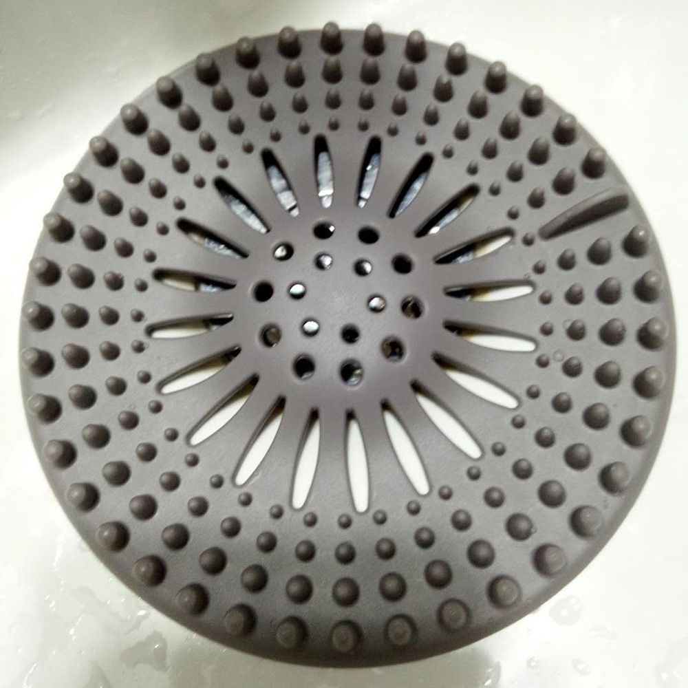 1 sztuk nowoczesne najnowszy anty-bloking zlew filtr robić domu łazienka kuchnia kreatywnych korek spustowy akcesoria robić czyszczenia narzędzi: szary