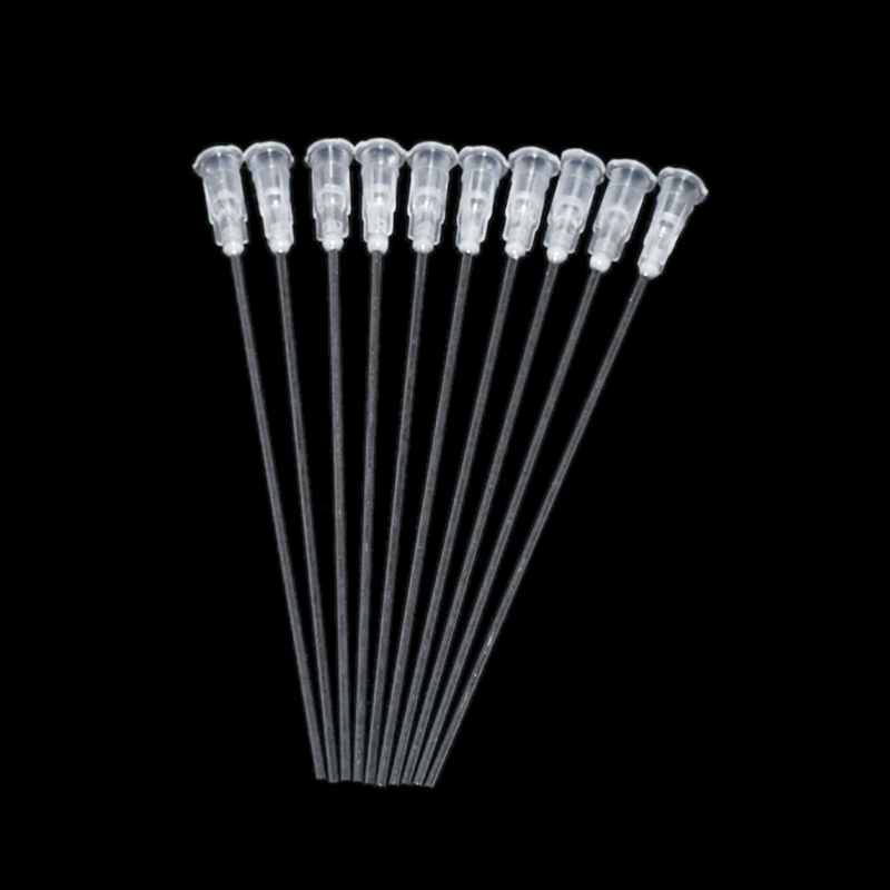 10/20 stücke Dosier nadeln Klebe spritze Nadel länge Maschinen düsen kleber Nadel stumpfes Ende Gewinde anschluss 14g-27g