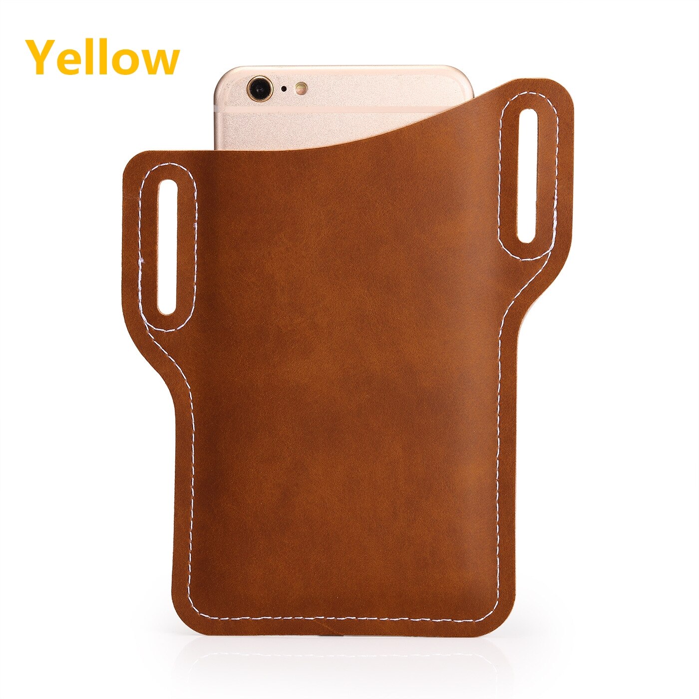 Mannen Vrouwen Gsm Loop Holster Case Zakken Draagbare Multifunctionele Heuptas Pu Lederen Mobiele Telefoon Portemonnee Vintage Riem Tas