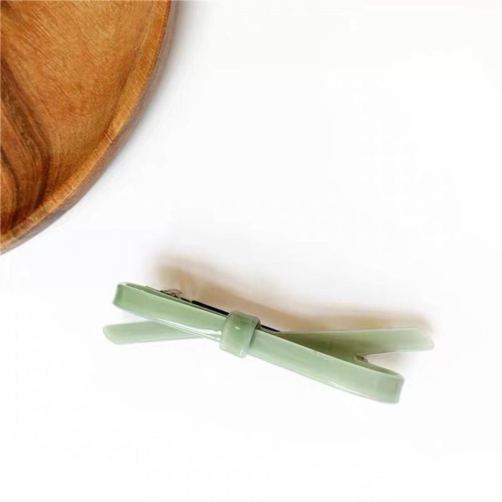 Koreanische Haarnadel Kopfschmuck Clip Seite Mädchen Wort Clip weibliche Online-Influencer Bogen zurück Kopf Pony oben Clip Kopfschmuck Haarnadeln: Lavendel
