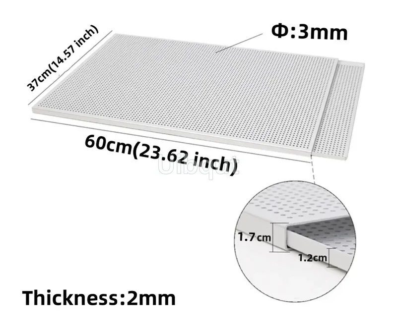 Bladerdeeg Bakplaat Mille Feuille Rechthoekige Gebakjes Bakvorm Geperforeerde Bakvorm Ovenschaal Brood Met Gat