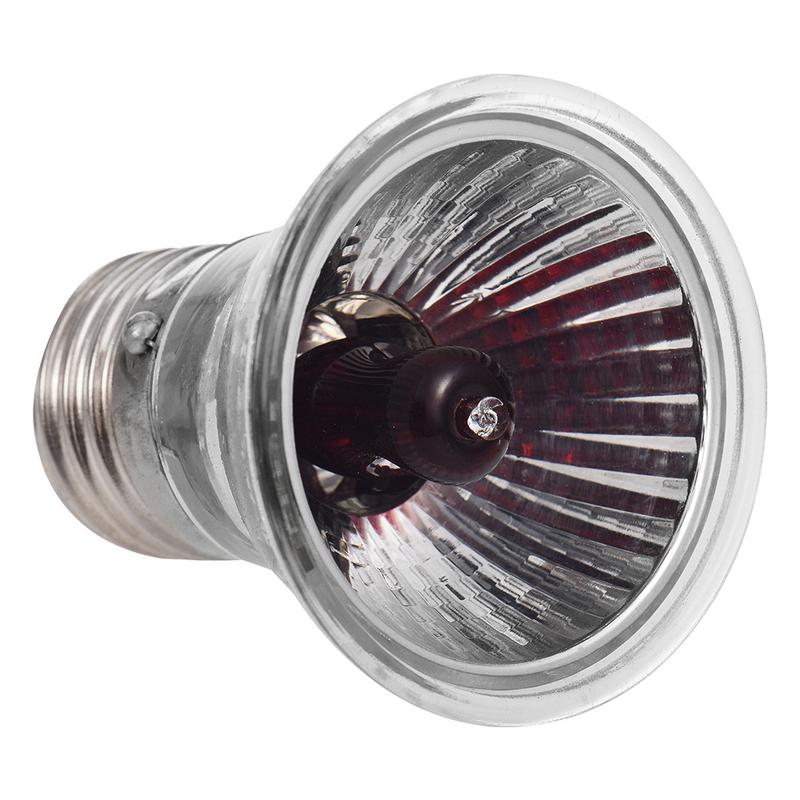 Uva+uvb 3.0 krybdyr lampe pære skildpadde basking varme lampe uv lys pærer padder firben temperatur controller 25/50/75w e27