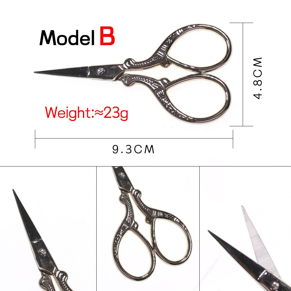 Bimoo 4 Modellen 1Pc Rvs Carbide Vliegbindset Schaar Gekarteld Rechte Bladen Schaar Koppelverkoop Gereedschap