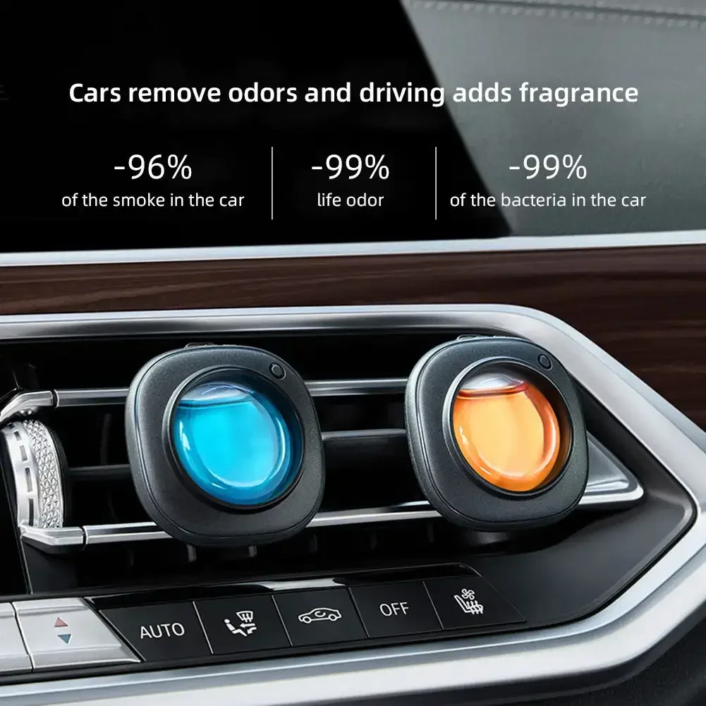 Universal Removing Fragrance Odor Perfume Auto Air Outlet Aromatherapy Clip Deep Purification Air Freshener Car Home Office