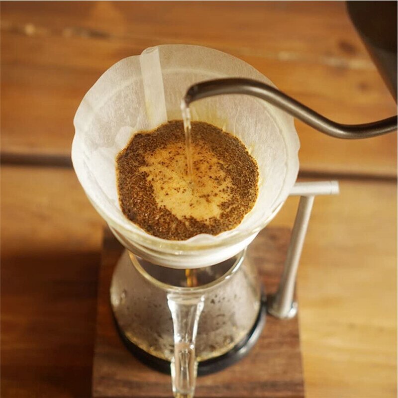 Teflón negro de 350ml y 600ml con recubrimiento de 5mm, boquilla de cuello de cisne, tetera de acero inoxidable para café, tetera de goteo para café por goteo