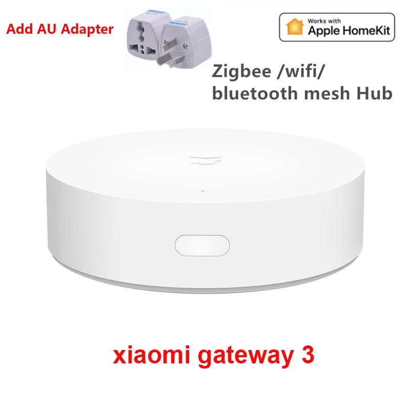 Xiaomi Smart Multifunctional Gateway 3 Bluetooth Zigbee WiFi Remote Control RGB Radio Home Security Device Support Apple Homekit: Gateway 3th AU