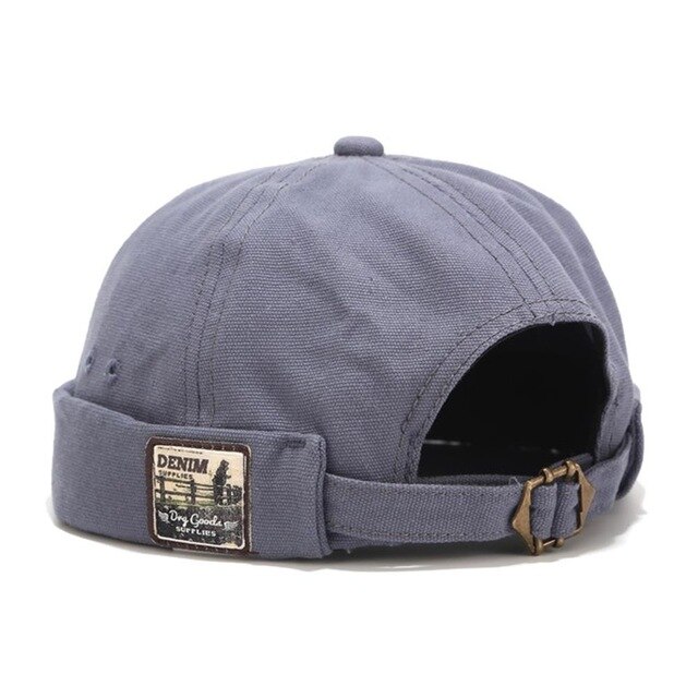 Beanie Hoeden Sailor Cap Sport Hip-Hop Brimless Hoed Ademend Mode Bboy Hip Hop Hoed Dans Beanie Cap Vintage cap: Gray