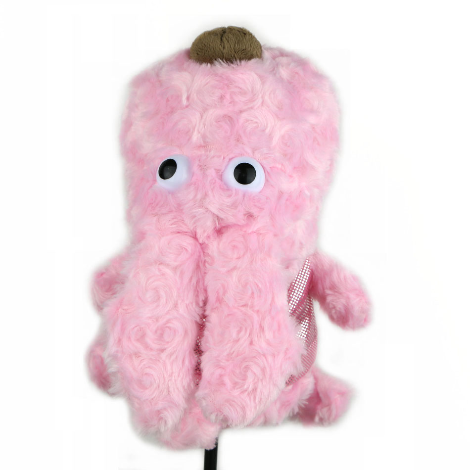 Golf Headcovers Cute Animal Golf fairways Protection covers: Pink