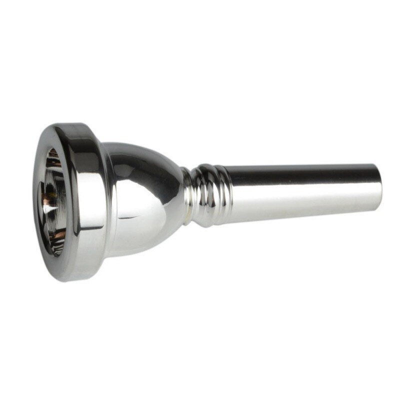 Silver Beginner Baritone Trombone Small Mouth Large Handle Long Mouth Silver White