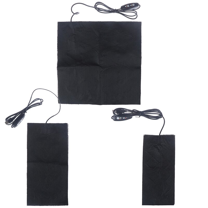 Usb Warme Pasta Pads Snel Verwarming Carbon Fiber Verwarming Pad Veilig Draagbare Verwarming Warmer Pad Voor Doek Vest Jas schoenen Sokken