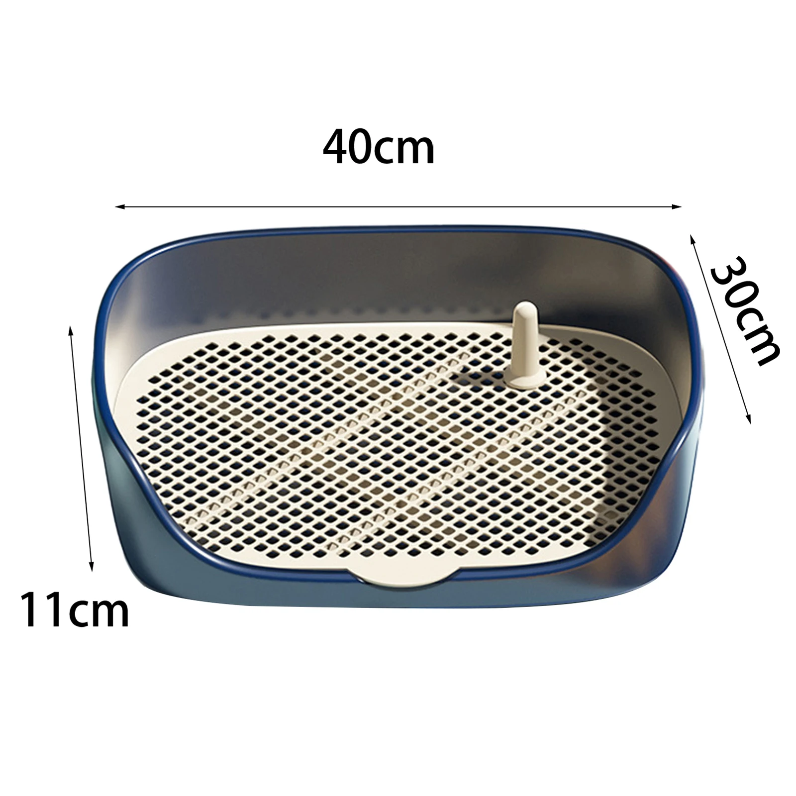 Pet Dog Toilet Portable Dog Potty Pan Trainer Litter Box Anti-Splash Pets Wc Toilet Puppy Kitten Cleaning Tool: Scarlet