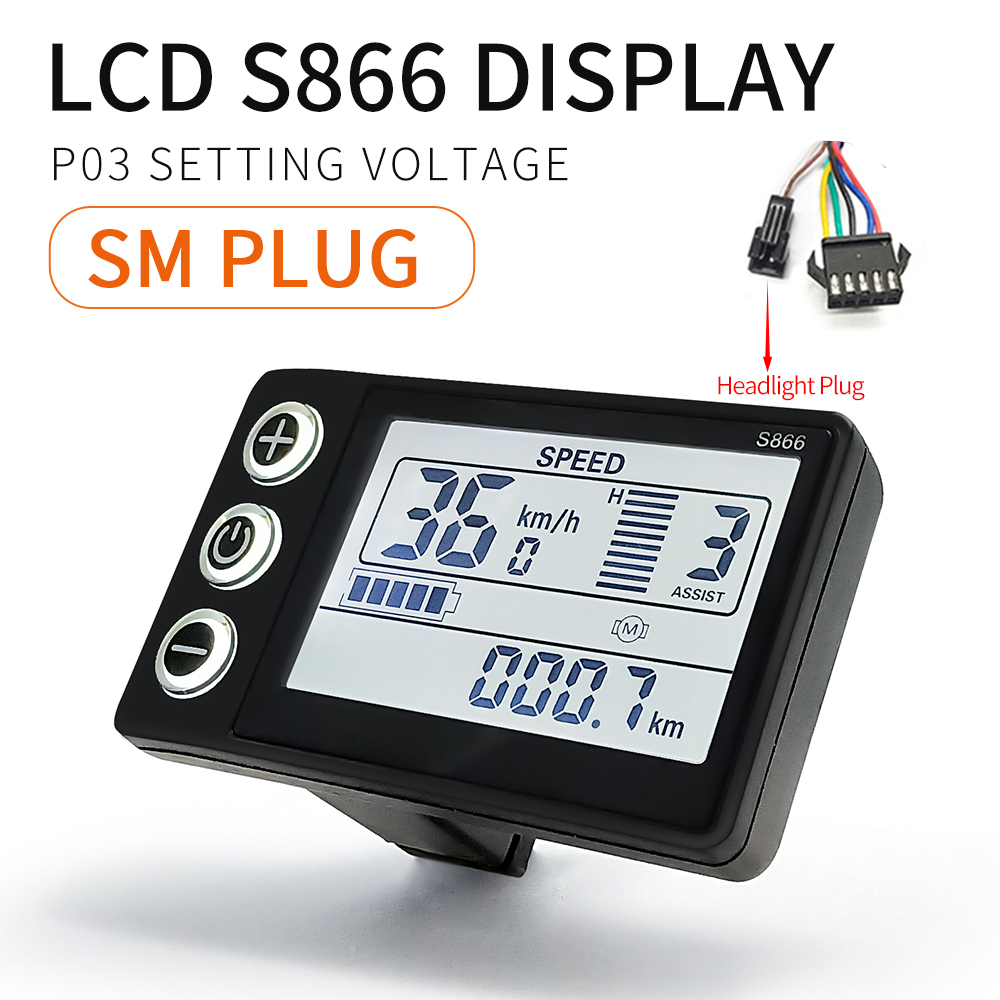 Elsykkel sinusbølge 3- modus kontrollersett 17a 26a 30a 40a tft-skjerm 1 t 5- kabel gass hall ubegrenset motor 350w-1000w motorer: Grønn