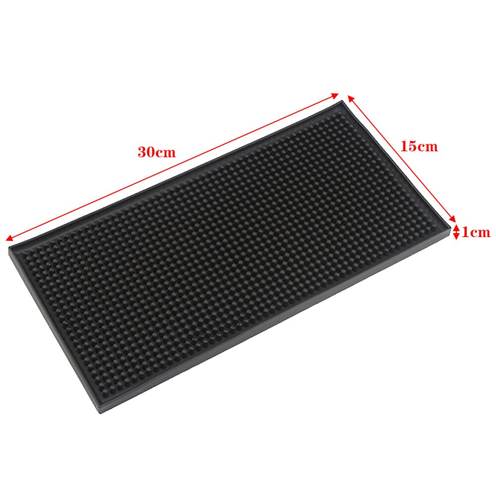 Alfombrilla de goma antideslizante para Bar, Mantel Individual rectangular de PVC para cocina, juego de tazas, cerveza, whisky, accesorios impermeables para Bar