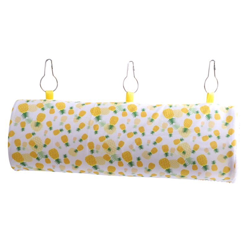 Furet Tunnel suspendu lit hamac, pour cochon d&#39;inde Rat jouant, couchage Durable Tunnel Tube coin cache polaire: yellow