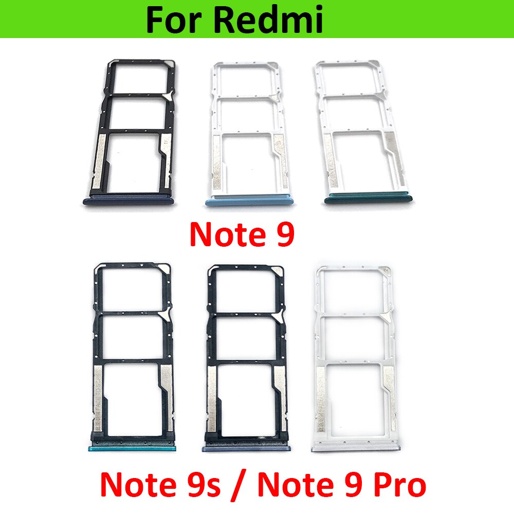 10 Stks/partij, Sim Reader Kaarthouder Op Board Connector Voor Xiaomi Redmi Note 9 Pro 9S Vervangende Onderdelen