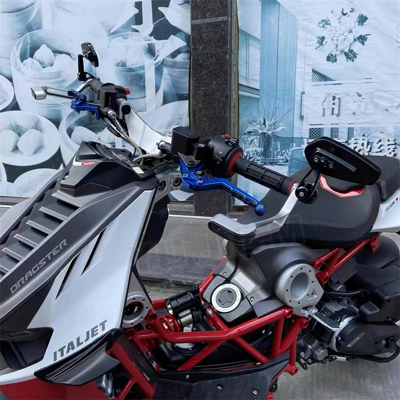 For super soco tc max sc pro ts lite cpx tsx 1200r cnc motorsykkelstyre plug-in bakspeil, motorsykkel sidespeil