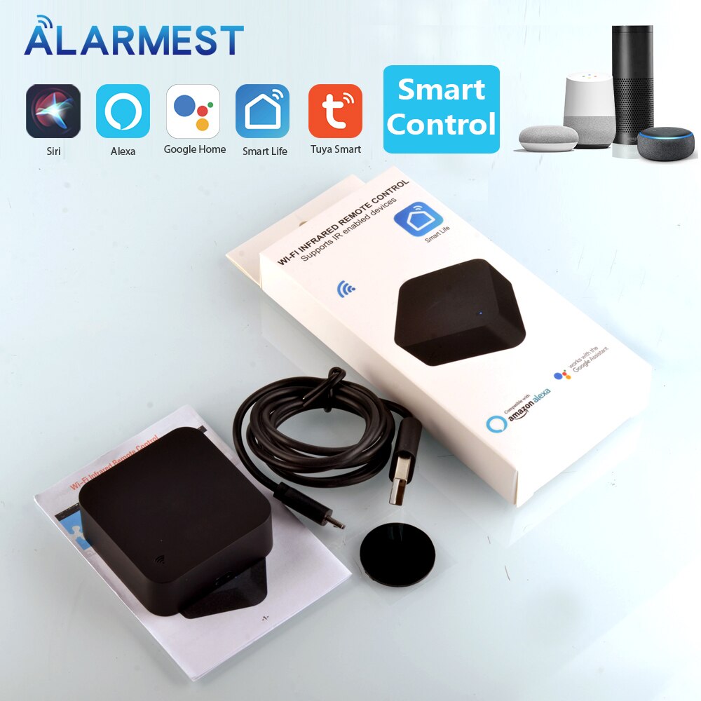 Alarmest tuya smart RM Universal Intelligent WiFi/IR/4G Wireless Remote Controller Via IOS Android Smart Home Automation