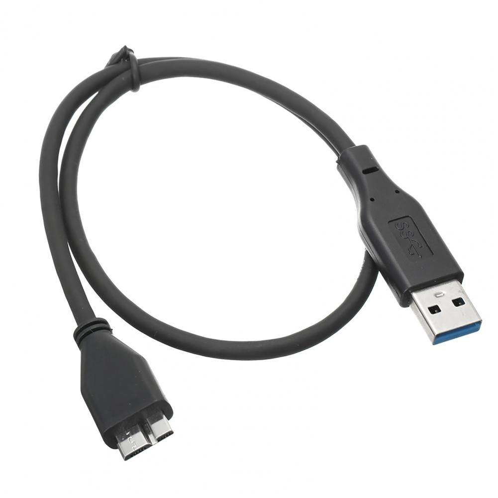 Kabel voor harde schijf USB 3.0 A mannelijk naar micro B mannelijk Hoge snelheid datakabeladapter Adapter voor harde schijf