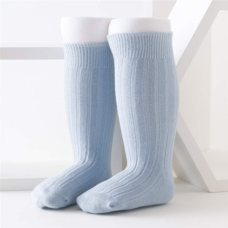 Balleenshiny Baby Katoenen Sokken Jongens Meisjes Elegantie Baby Sokken Lange Buis Kids Kinderen Spaanse Stijl Kniekousen Meisje Knie Hoge