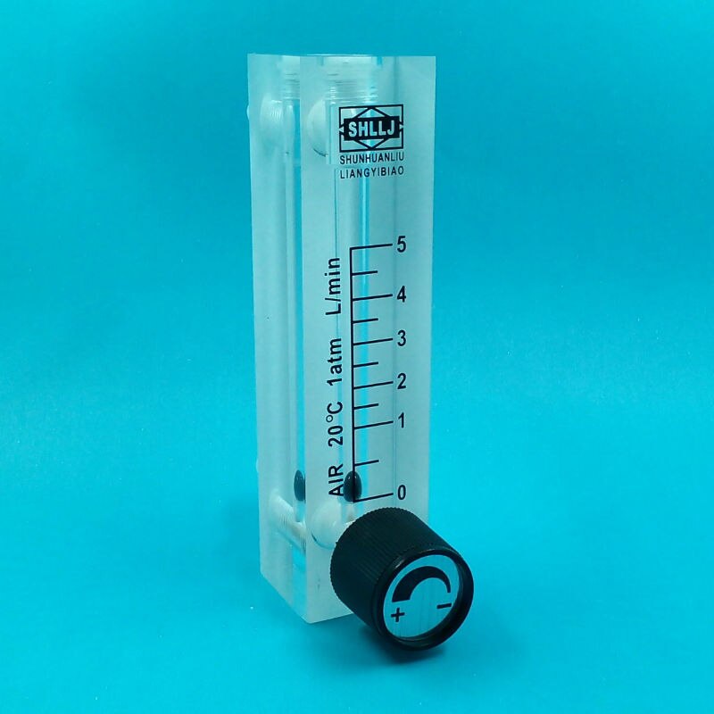 Air Oxygen Gas Flow Meter Sensor Flowmeter Caudalimetro Counter Indicator O2 Oxigen Gas Meter Flow Device Switch LZQ-6 0-5L/Min