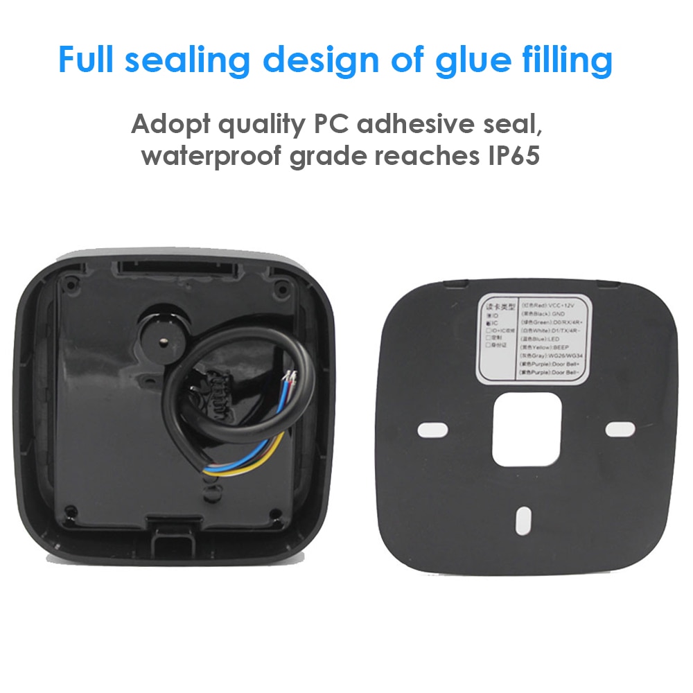 Ip65 Waterproof RFID Card Reader Wiegand 26 output Access Control Slave Reader Security 125KHZ 13.56MHZ EM ID Card Reader