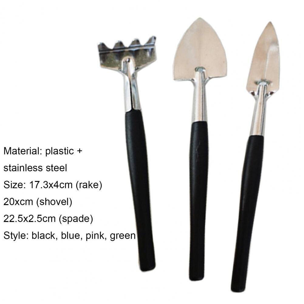 Crew Line Tools 3PCs/Set Three-piece Shovel Rake Planting Tools Co... – Grandado