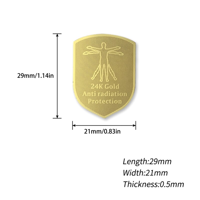 10pcs Anti Radiation Protector Scalar Shield EMF Protection Mobile Cell Phone Stickers EMR Blocker