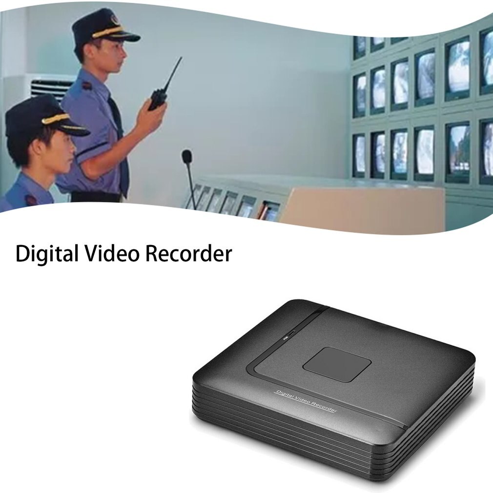 4- kanals harddisk videooptager ahd analog digital 4- kanals 720p sikkerhedsovervågning mobiltelefon fjernudstyr