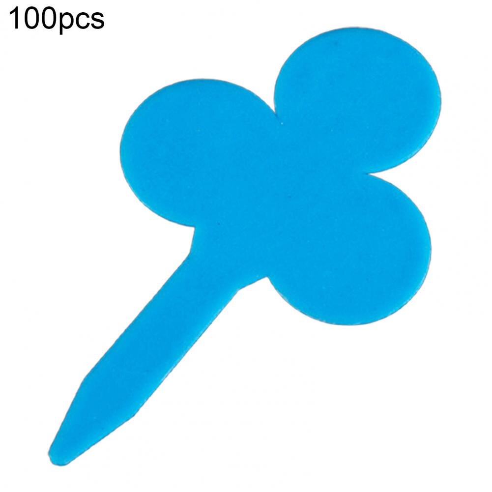 100Pcs Durable Plant Labels Not Brittle Weather Resistant PP Funny Indoor Plants Labels for Nursery Decoration: Blue