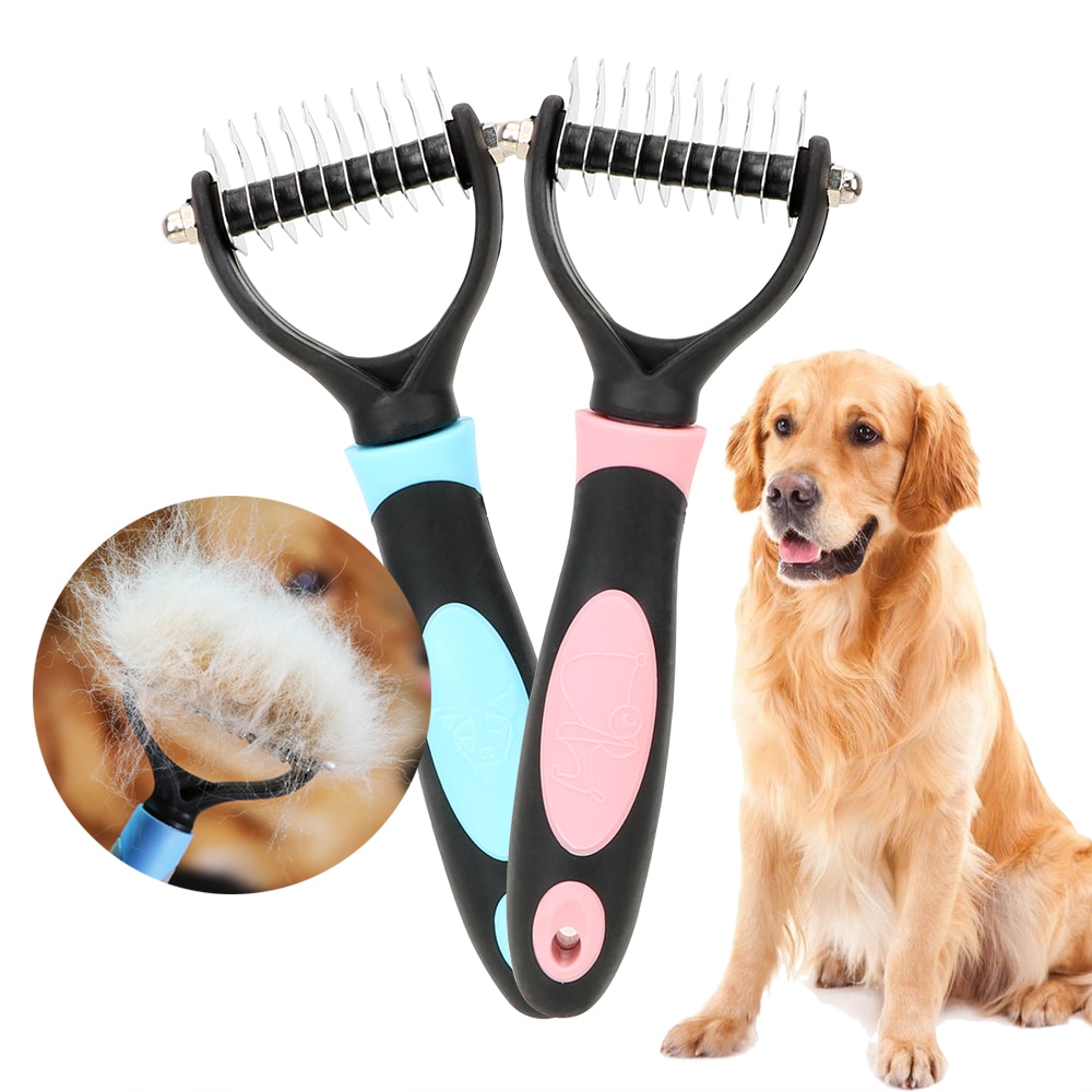Sällskapsdjur päls knut cutter hund trimning fälla kratta hund katt hårborttagning kam furmins husdjur borste grooming verktyg