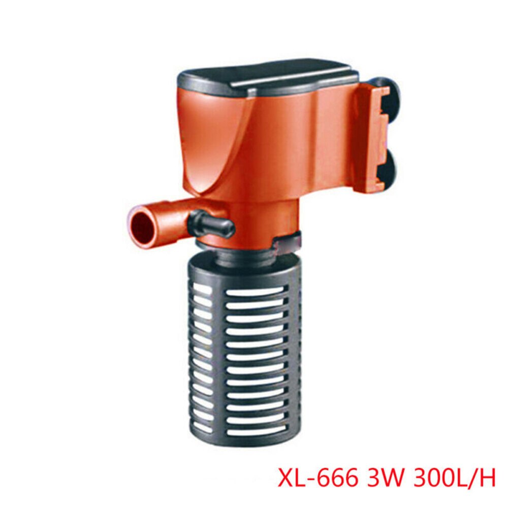 Mini Aquarium Filter 3in1 3W 5W Aquarium Interne Filter Zuurstof Dompelpomp Water Pompen Voor Fish Tank Aquarium Vijver filters
