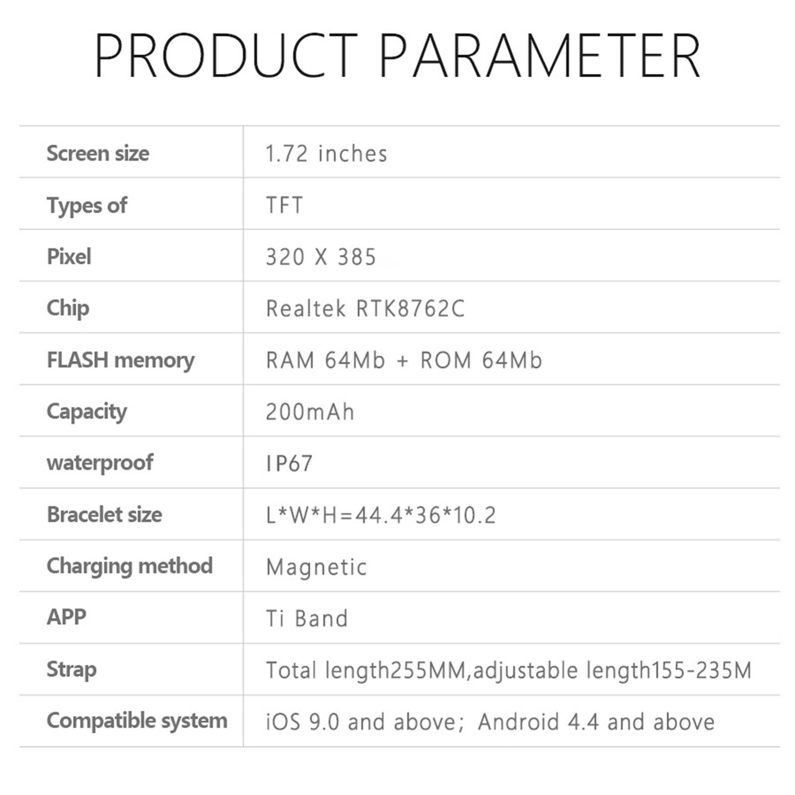 Unisex P8 Plus/Y20 1.69 Inch Smart Watchip67 Waterdichte Gts 2 Smartwatch Bloeddruk Music Control Functie Часы #3