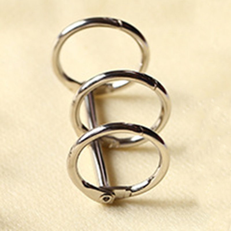 Clip de carpeta de Metal en espiral A5 A6, pinza para carpeta de archivos de acero inoxidable, Clip de carpeta de anillas, Clip de hierro