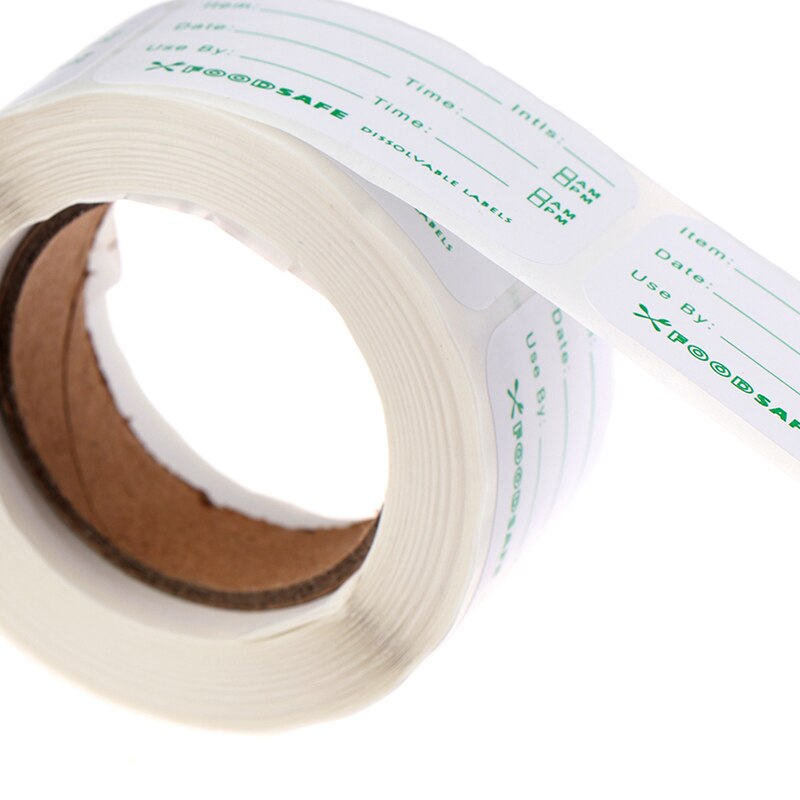 250pcs/roll Kitchen Sticker Refrigerator Freezer Food Storage Date Content Label