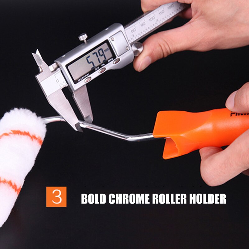 Paint Wall Paint Roller Brush Set Replacable Home Renovation Tool Kit WWO66