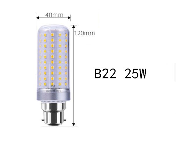 E27 b15 b22 e26 25w 40w led majspære smd 2835 led pære 110v-220v led'er stearinlys spotlight: Lysegrøn / 32 w