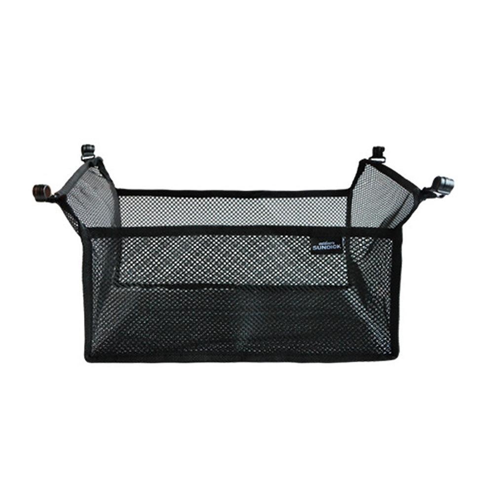 Portable Folding Table Storage Net Bag Mesh Outdoor Picnic Camping BBQ Kitchen Folding Table Shelf