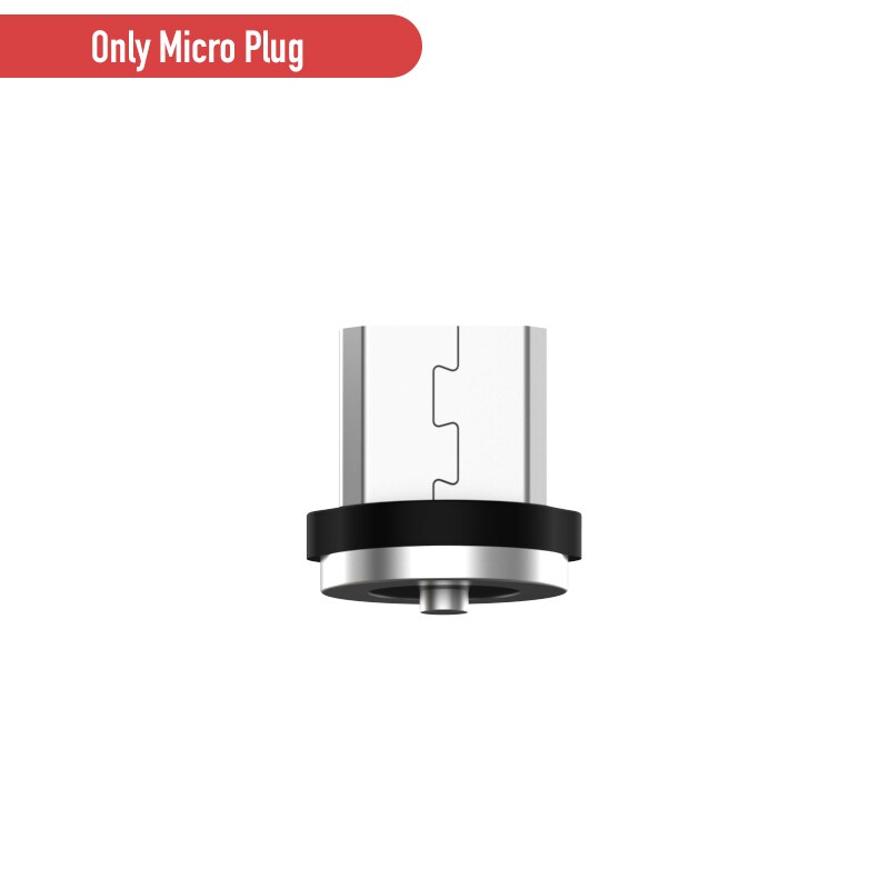 5V2.4A 2M magnetico Micro USB cavo magnete Micro cavo telefono Android cavo di ricarica Nylon per Samsung Galaxy Huawei Honor tablet: Only Micro Plug / 2M Length
