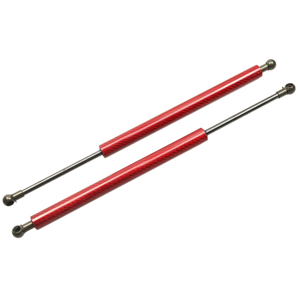 for Toyota WISH ZGE20W Mini Van Front Hood Bonnet Gas Struts Lift Support Shock Damper Carbon Fiber: Carbon Fiber Red