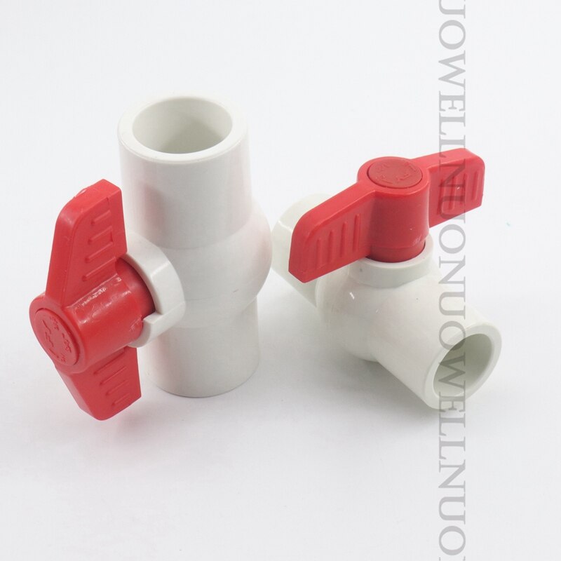 I.D 20~110mm PVC Pipe Socket Ball Valve Garden Irrigation Pipe Coupler Adapter Aquarium Fish Tank Pipe Fittings PVC Ball Valve