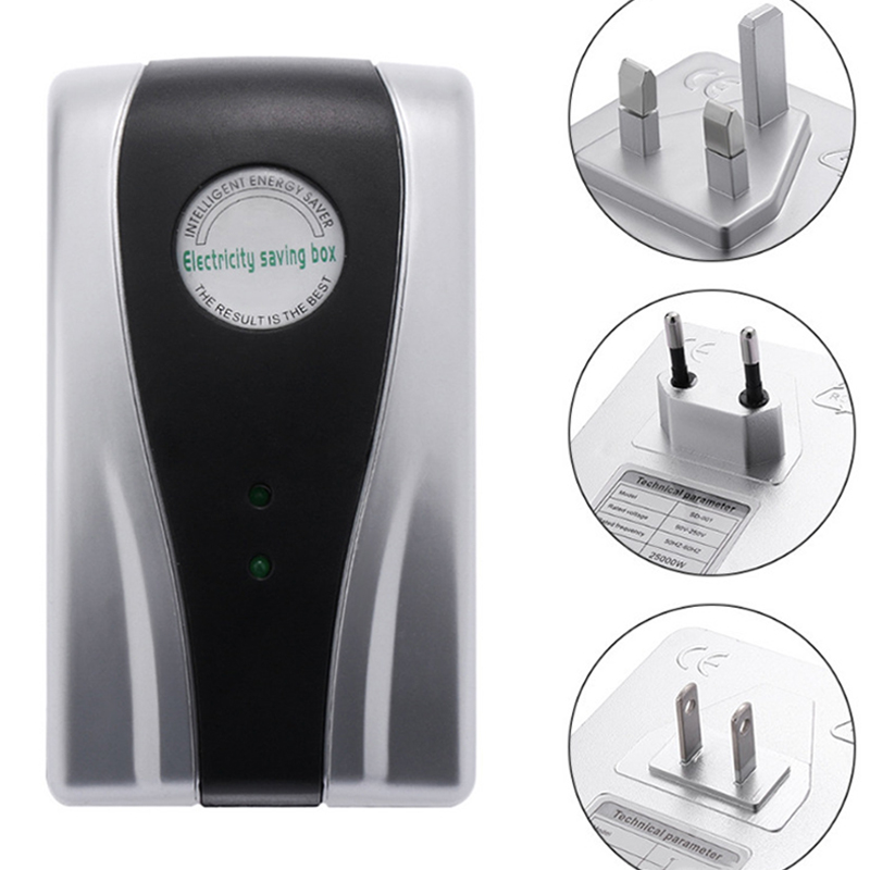 Intelligent Energy Saver Smart Power Saving Box Apparaat Elektriciteit energiebesparende 10 tot 50% US UK EU Plug 30KW 90 v-250 V