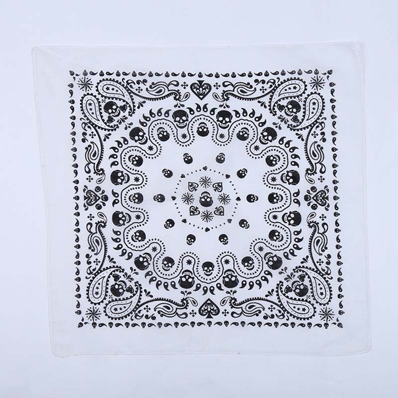 Cranio stampato multifunzione Paisley geometrico anca salto fascia per capelli bandane donna uomo fascia sciarpa quadrata fazzoletto da collo copricapo