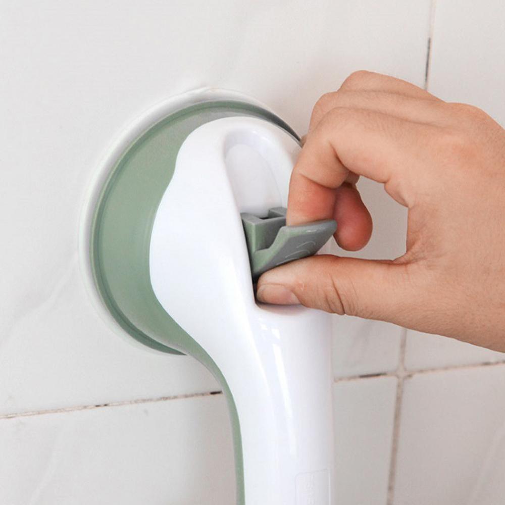 1PC Bathroom Strong Vacuum Suction Cup Handle Anti Slip Support Helping Grap Bar for elderly Safety Bath Shower Grab Bar