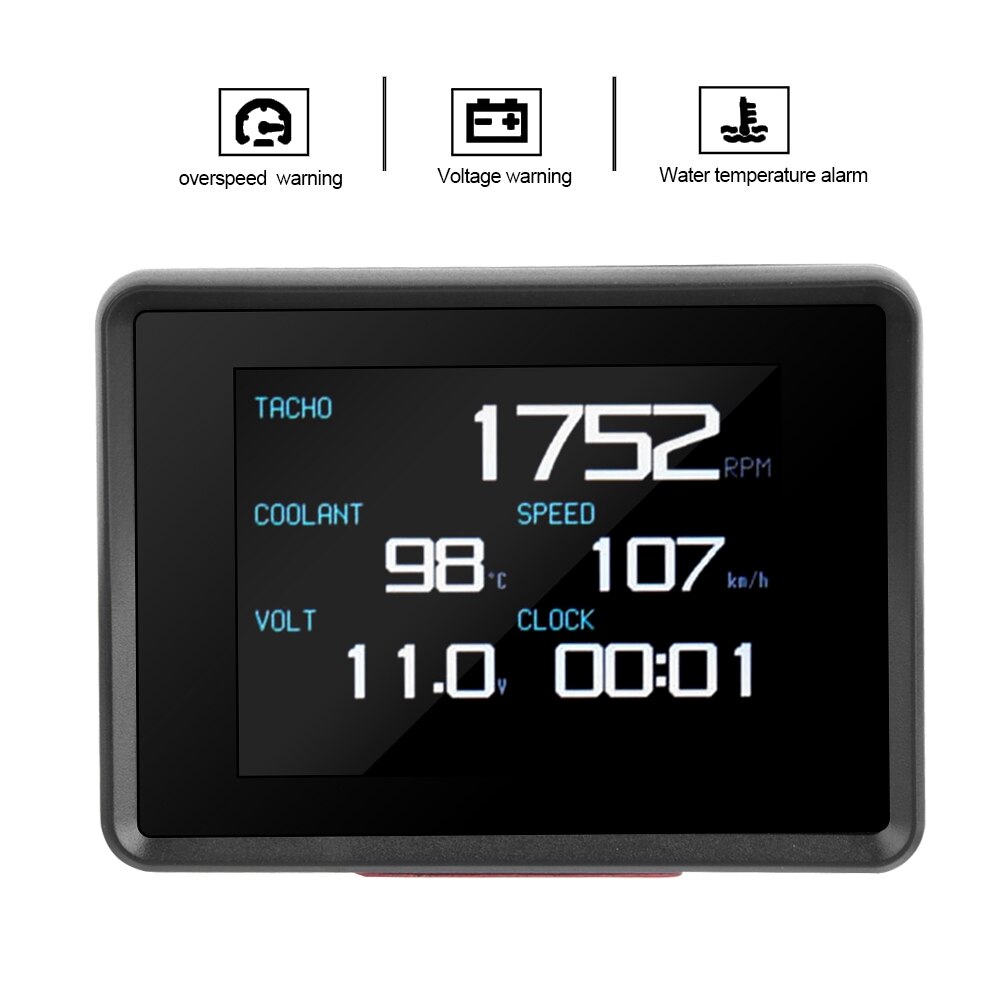 Auton obd-monitoimimittari digitaalinen lämpötilaj... – Grandado