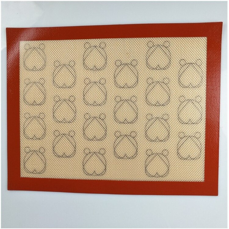 Macaron Non-stick Siliconen Bakken Mat Cookie Pad Rolling Deeg Mat Bakken Gadget Cake Bakvormen Pastry Gereedschap Voor Keuken 1Pcs