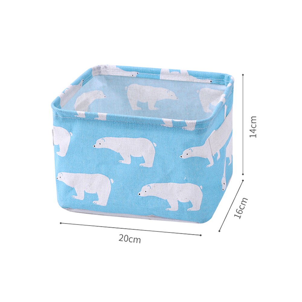 1PC pliable panier à linge grande capacité panier à linge vêtements rangement organisateur seau Homehold sac de rangement: 20X16X14CM